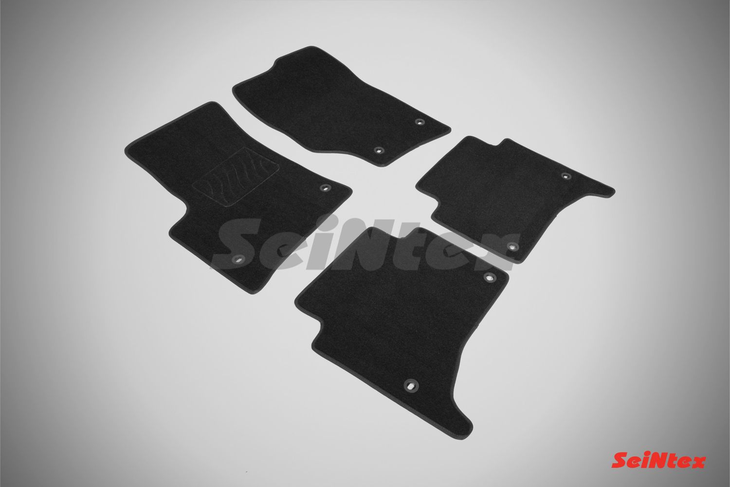Коврики текстильные Seintex на нескользящей основе для салона Volkswagen Touareg I 2003-2010. Артикул 83335