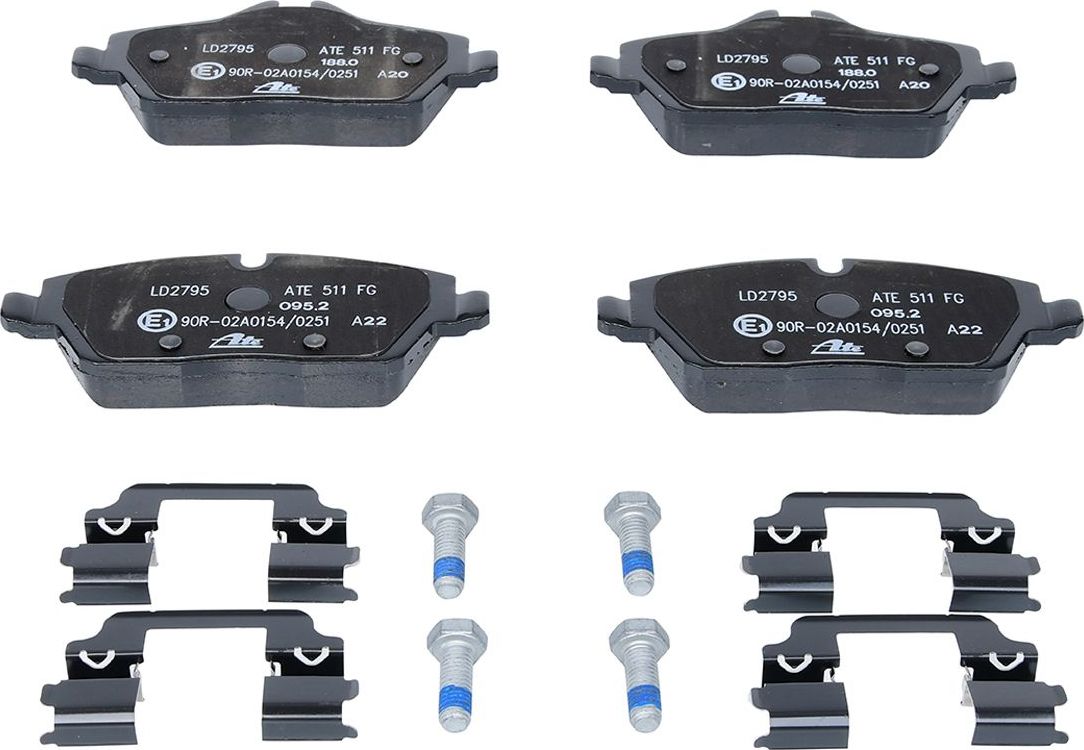 Тормозные колодки ATE Ceramic. Артикул 13.0470-2795.2