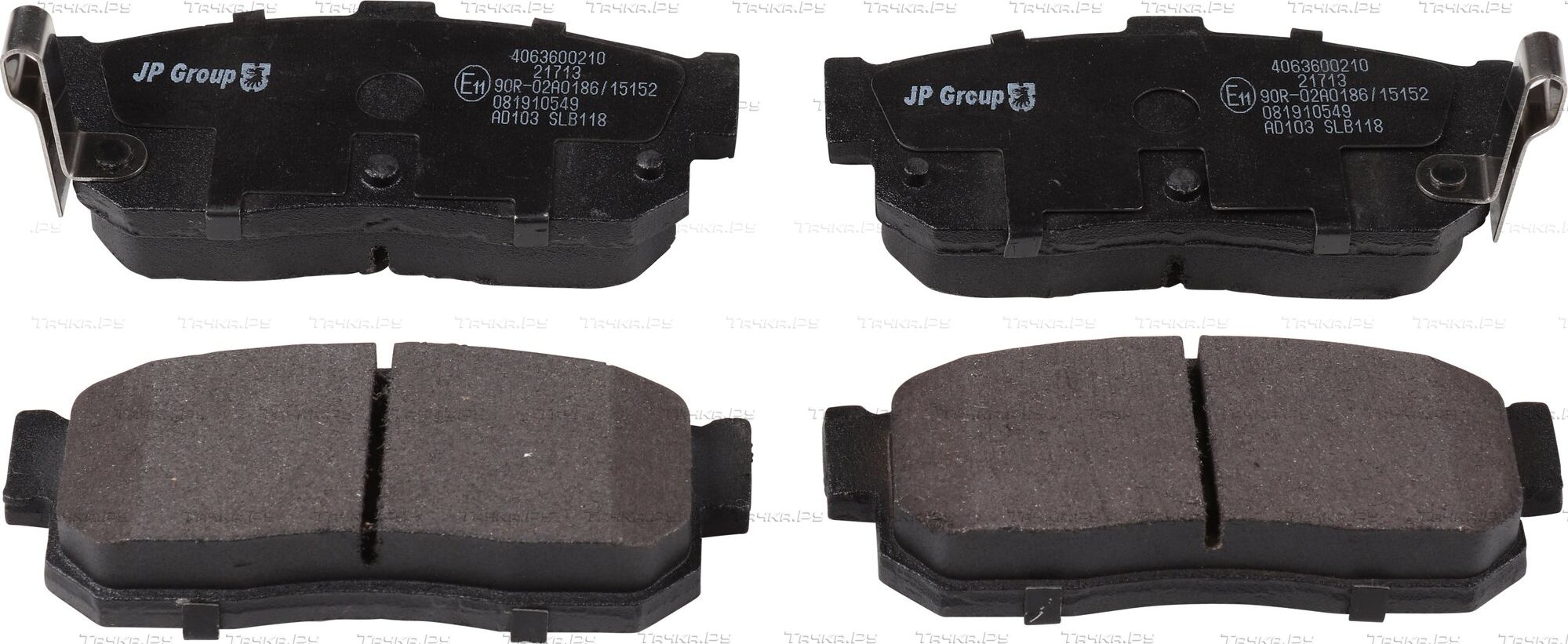 Тормозные колодки JP Group передние для Nissan Maxima A32 1995-1999. Артикул 4063600210