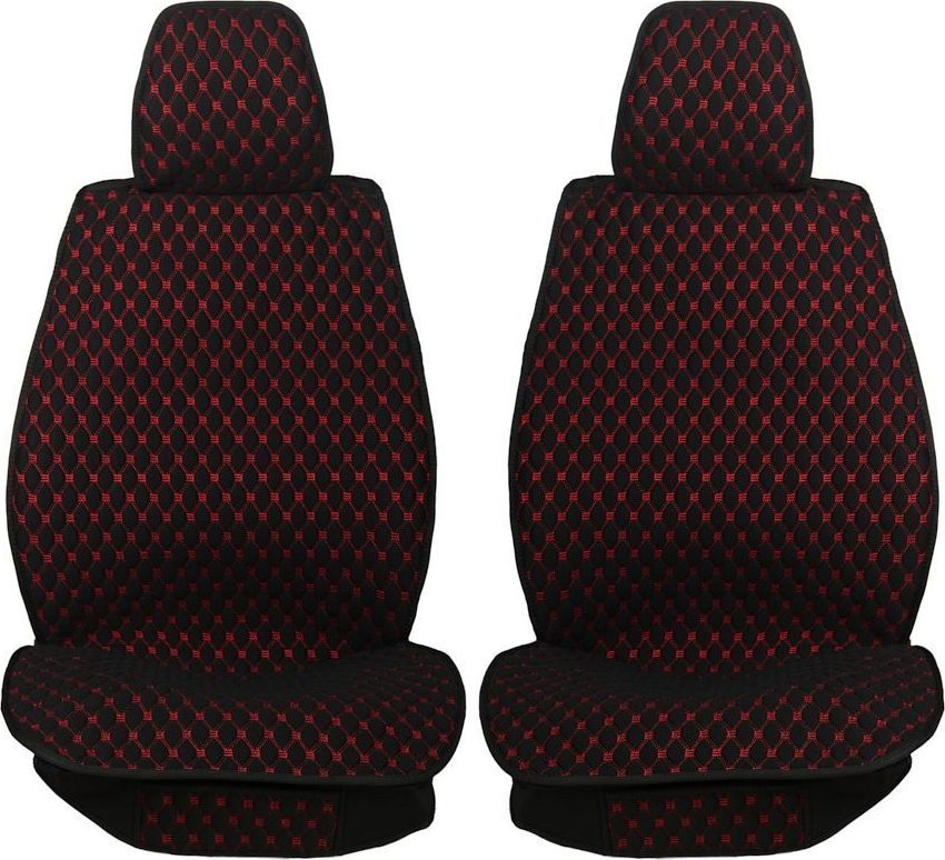 Накидки Seintex каркасные Classic Ultra на сидения, цвет Черный/строчка красная. Артикул 317855