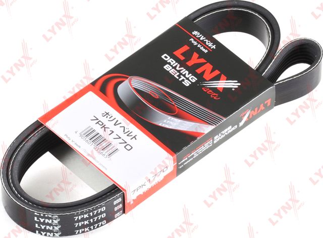 Приводной ремень поликлиновой LYNXauto для Honda Stream I 2001-2006. Артикул 7PK1770