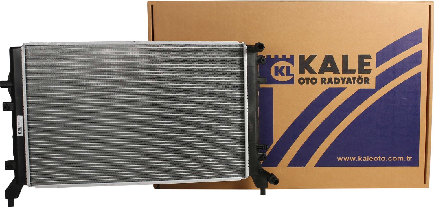 Радиатор охлаждения для а/м VW Golf (03-)/Skoda Octavia (04-) 1.2-1.4T паяный (Kale). Артикул 342220