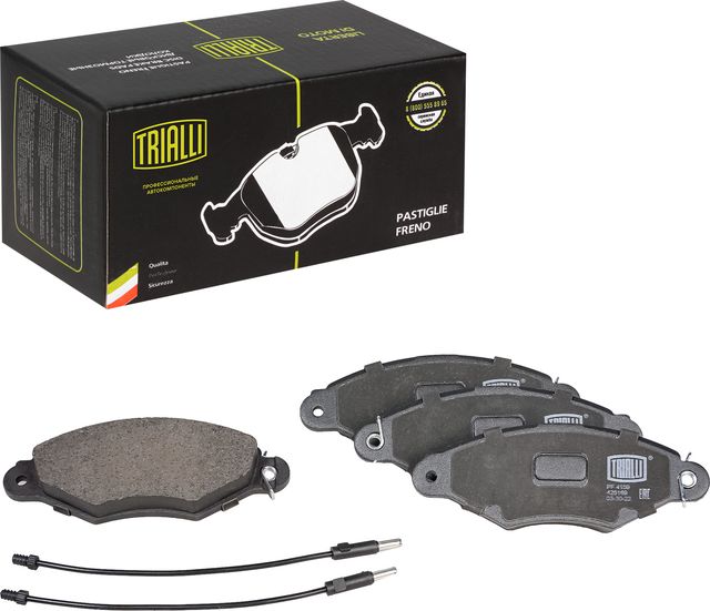 Тормозные колодки Trialli (Low-Metallic). Артикул PF 4159