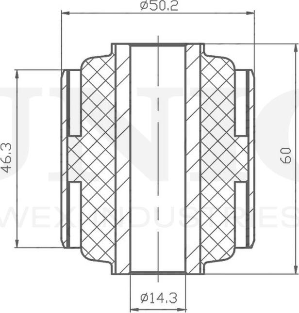 Сайлентблок рычага подвески (Unio). Артикул RMP-20361
