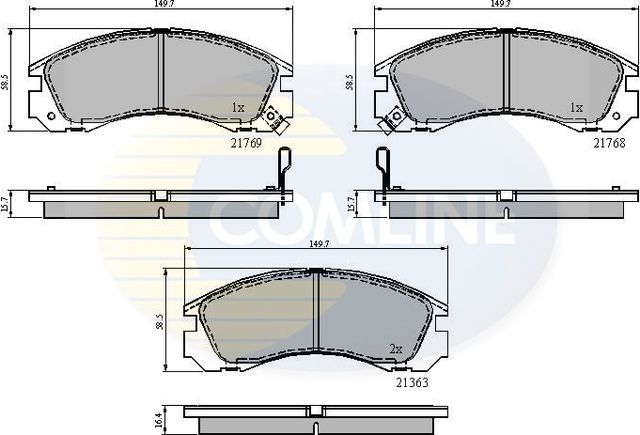 Тормозные колодки Comline Comline. Артикул CBP3234