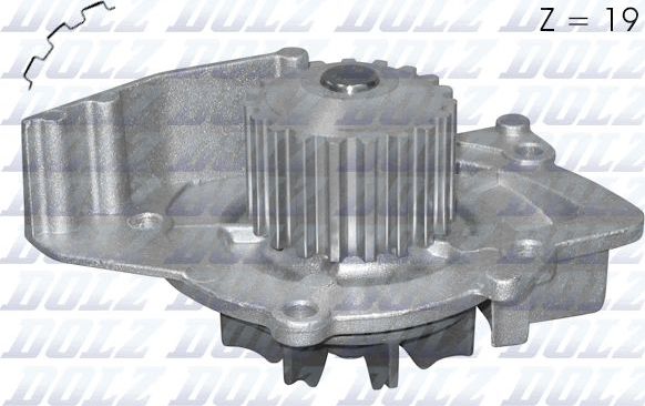 Помпа (водяной насос) Dolz для Volvo V50 I 2004-2010. Артикул C127