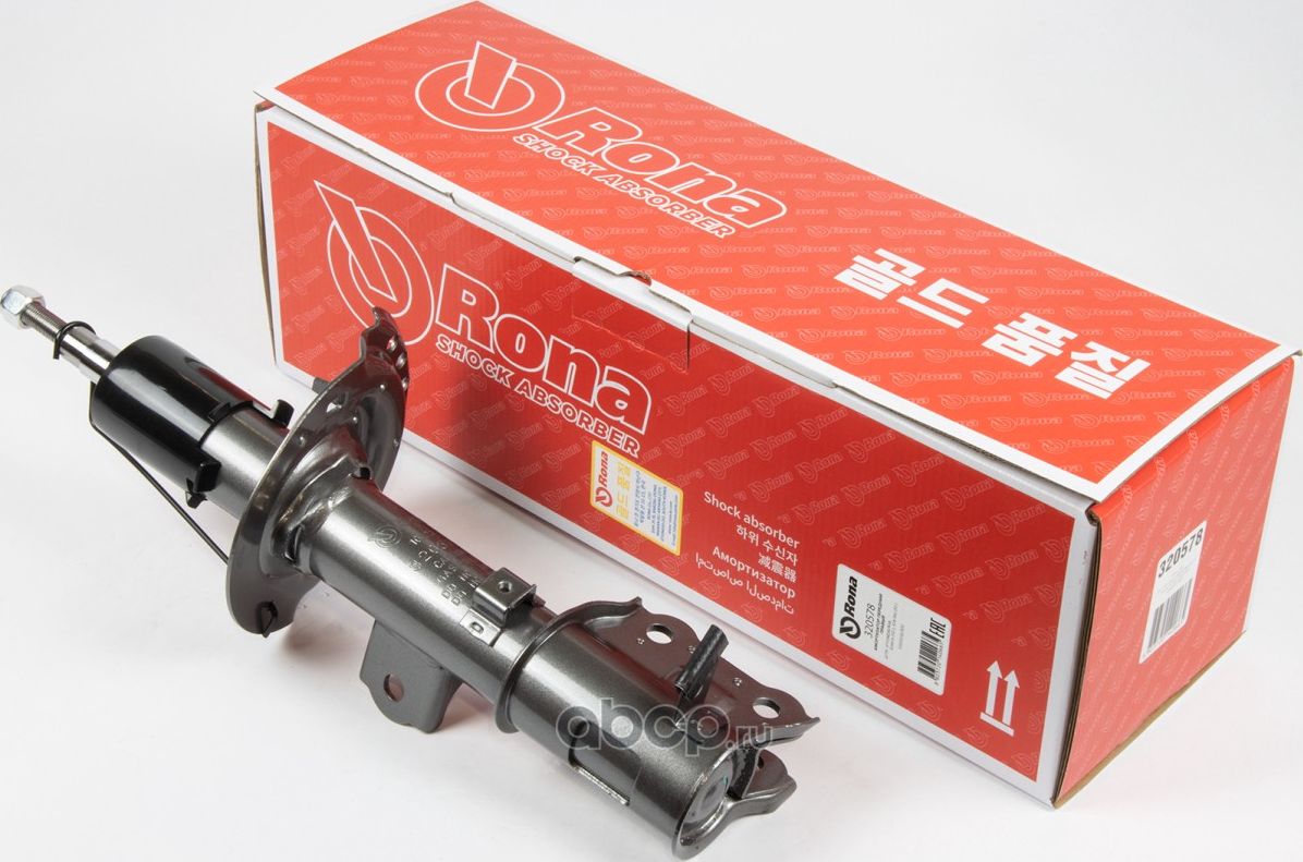 Амортизатор передний правый газовый RONA для ам HYUNDAI Solaris 10-, KIA Rio 12-, 320578. Артикул 320578