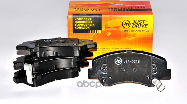 JBP0318_Колодки тормозные, передние GDB3548 (Just Drive) Just Drive. Артикул JBP0318
