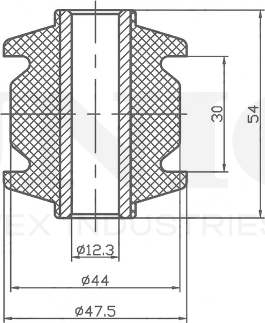 Сайлентблок реактивной тяги (Unio). Артикул RMP-20609
