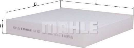Воздушный фильтр Mahle. Артикул LX 491