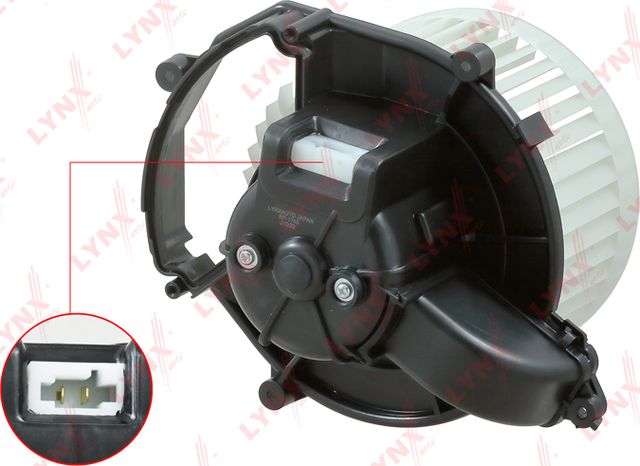 Вентилятор, мотор печки (отопителя) салона LYNXauto для Citroen Berlingo II 2008-2019. Артикул RF-1745