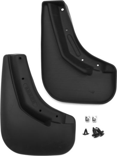 Брызговики Frosch (в пакете) задняя пара для Ford Fiesta VI седан 2015-2017. Артикул ORIG.16.69.E10