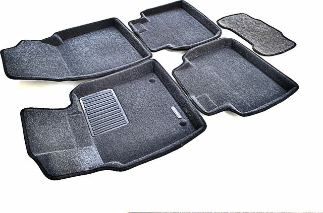 Коврики текстильные Euromat 3D Business для салона Lexus ES VII 2018-2026 СЕРЫЕ. Артикул EMC3D-005101G