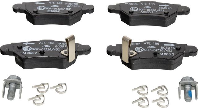 Тормозные колодки ATE задние для Opel Astra G 1998-2009. Артикул 13.0460-3976.2