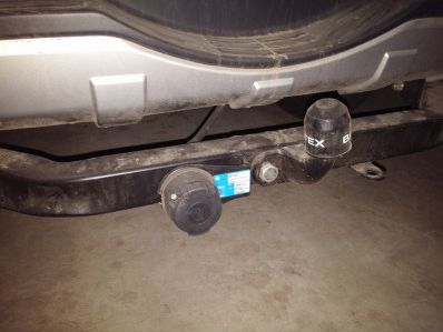 Фаркоп Baltex для Mitsubishi Pajero IV (дизель) 2008-2026. Фланцевое крепление. Артикул MP08D