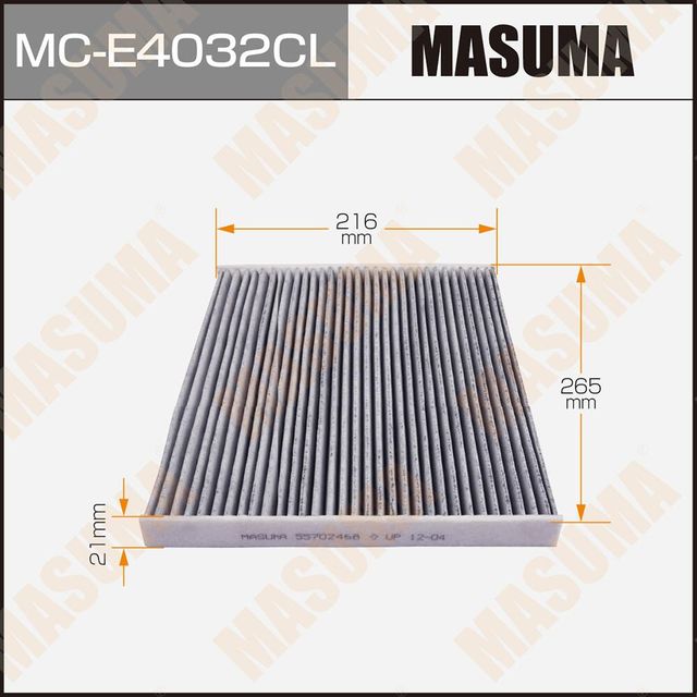 Салонный фильтр Masuma. Артикул MC-E4032CL