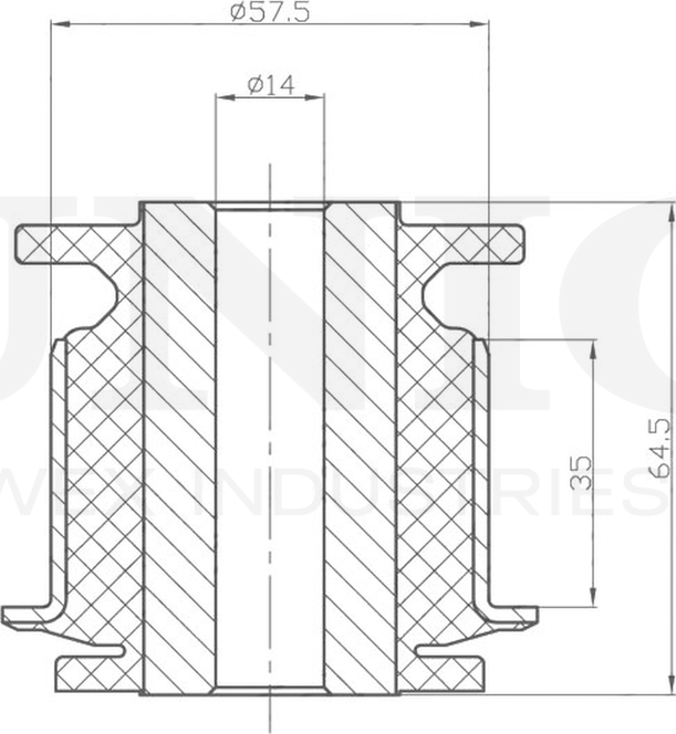 Сайлентблок рычага подвески (Unio). Артикул RMP-20549
