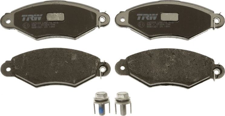 Тормозные колодки TRW COTEC. Артикул GDB1321