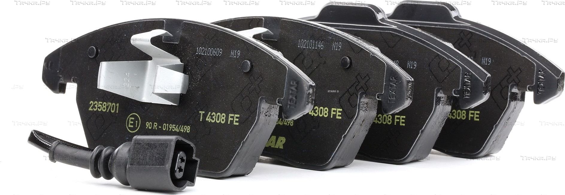 Тормозные колодки Textar Q+ передние для Volkswagen Passat CC I 2008-2012. Артикул 2358701