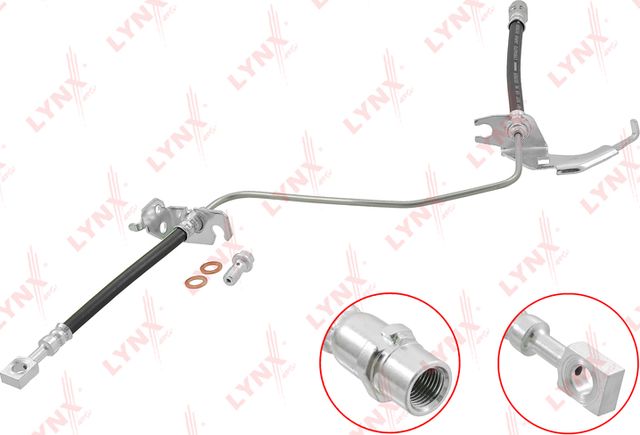 Тормозной шланг LYNXauto для Opel Meriva A 2003-2010. Артикул BL-4432