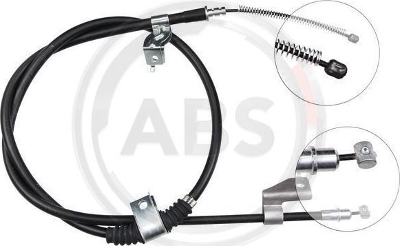 Трос ручника (тросик ручного тормоза) ABS. Артикул K17218