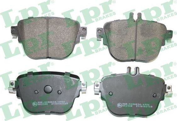 Тормозные колодки LPR. Артикул 05P2168