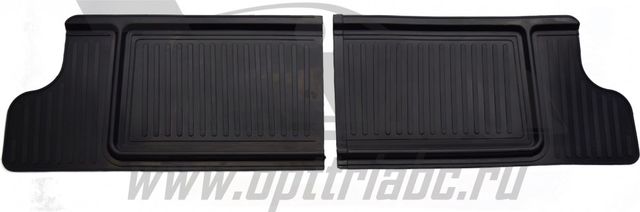 Коврики резиновые Avtodriver для салона (3й ряд) Lada Largus 2012-2026. Артикул ADRJET011