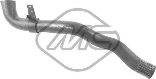 Патрубок интеркулера Metalcaucho левый для Dacia Logan II 2007-2026. Артикул 06827