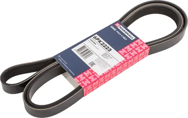Ремень поликлиновой 6PK2223 Ford Fiesta V 05- MB GL-Class 13-, GLE 15-, GLS 15- (Marshall). Артикул M6310464