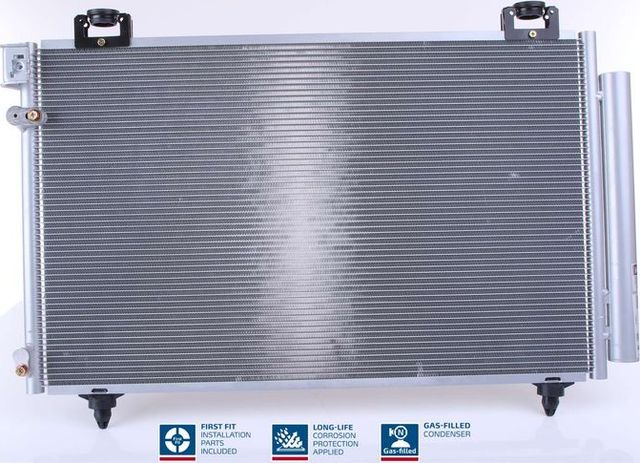 Радиатор кондиционера (конденсатор) Nissens (алюминий) для Toyota Avensis II 2003-2008. Артикул 94730