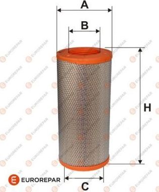 Воздушный фильтр Eurorepar для Citroen C25 1987-1994. Артикул E147001