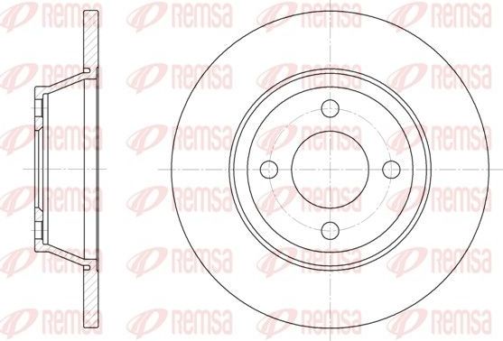 Тормозной диск Remsa. Артикул 6287.00