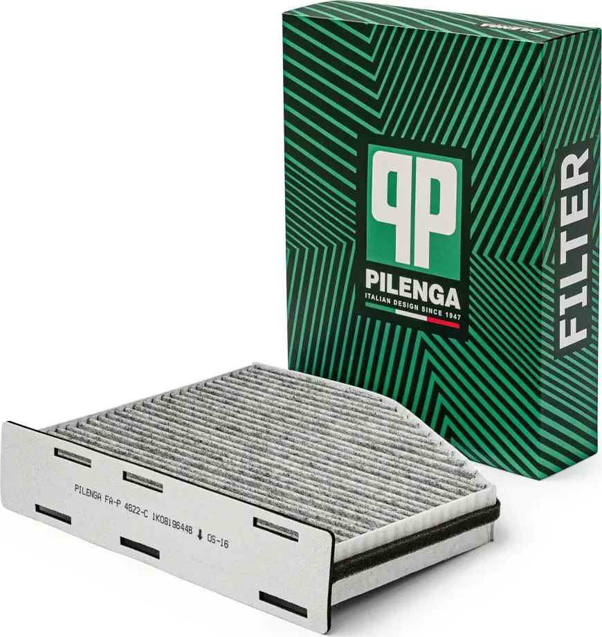 PILENGA Фильтр салонный угольный  VAG A3  OCTAVIA II  GOLF V-VI  PASSAT V-VI  JETTA Pilenga. Артикул fa-p4622-c