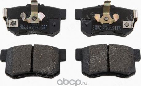 КОЛОДКИ ТОРМОЗНЫЕ ЗАД К-Т HONDA ACCORD V , CR-V IV (Iberis). Артикул IB153144 