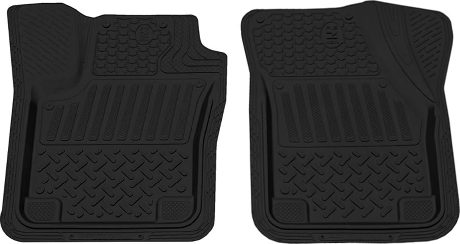 Коврики Rezkon резиновые универсальные KonturLine передние для салона автомобиля. Артикул 1538010100