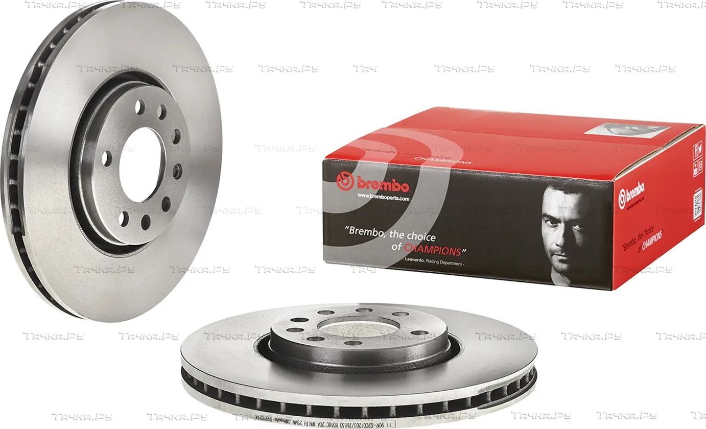 Тормозной диск Brembo передний для Cadillac BLS 2006-2009. Артикул 09.9162.14