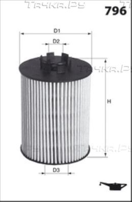 Масляный фильтр Lucas Filters для BMW 2 F22 2014-2026. Артикул LFOE347