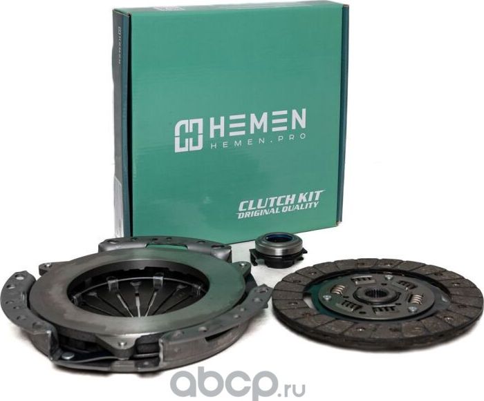 КОМПЛЕКТ СЦЕПЛЕНИЯ С ВЫЖИМНЫМ ПОДШИПНИКОМ RENAULT (Hemen). Артикул HCK009