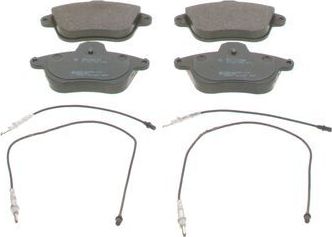 Тормозные колодки Bosch (Low-Metallic) передние для Citroen Xantia I 1997-1998. Артикул 0 986 424 473
