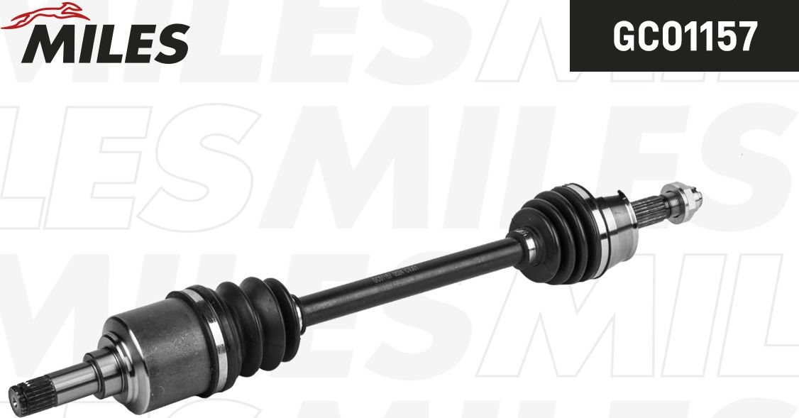 Полуось (привод в сборе, приводной вал) Miles. Артикул GC01157