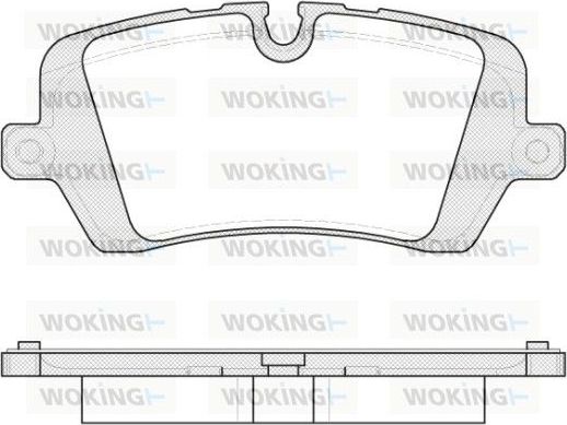 Тормозные колодки Woking. Артикул P14413.00