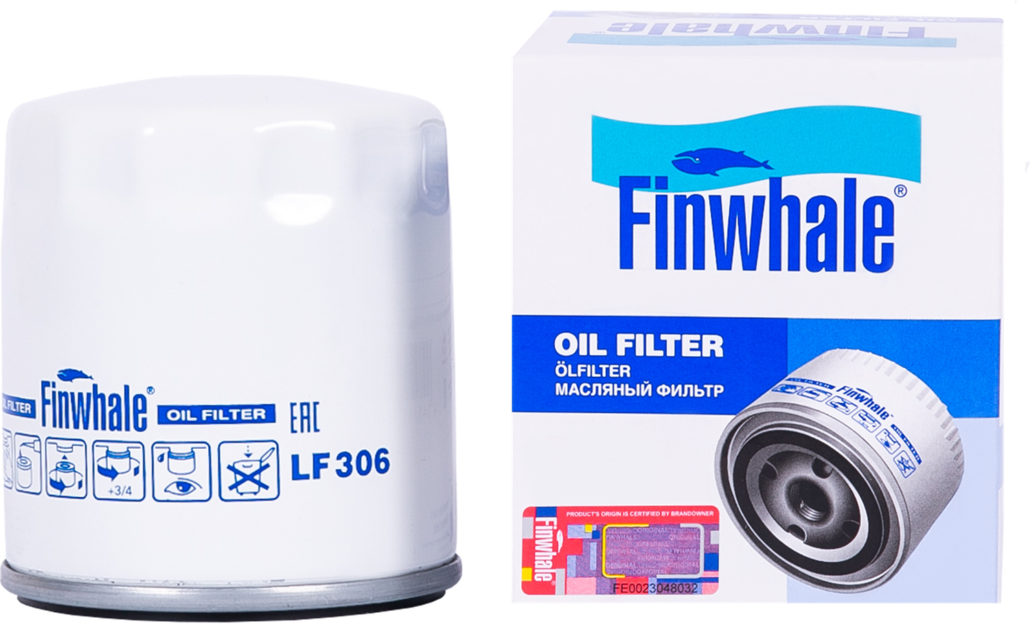 Масляный фильтр Finwhale. Артикул LF306
