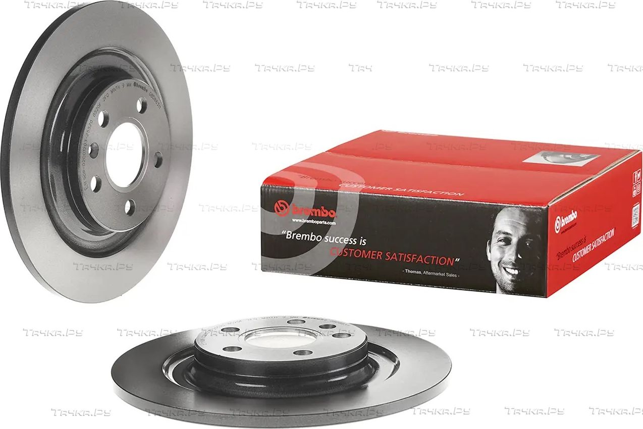 Тормозной диск Brembo UV Coated задний для Volvo XC40 I 2017-2026. Артикул 08.D883.11