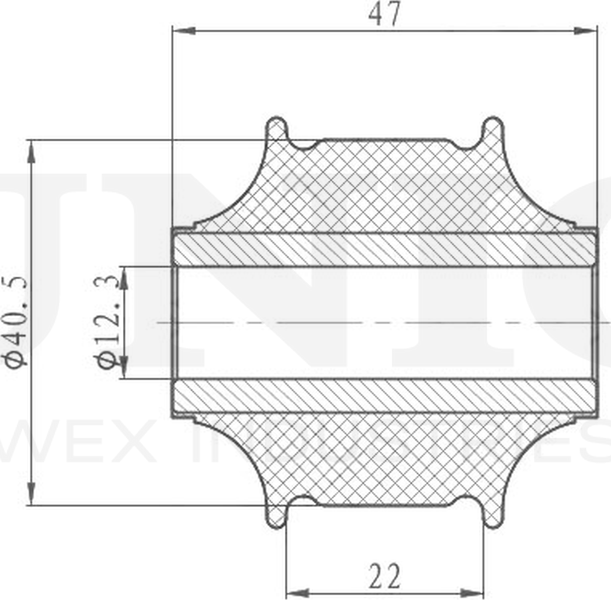 Сайлентблок амортизатора (Unio). Артикул RMP-20203