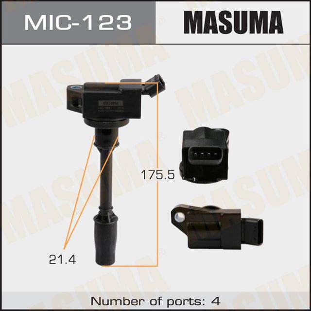 Катушка зажигания Masuma. Артикул MIC-123