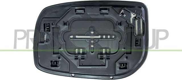 Зеркальное стекло бокового зеркала Prasco правое для Toyota Yaris II 2005-2009. Артикул TY3257513
