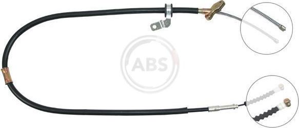 Трос ручника (тросик ручного тормоза) ABS. Артикул K16337