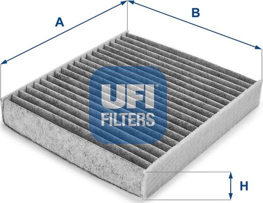 Салонный фильтр UFI. Артикул 54.158.00