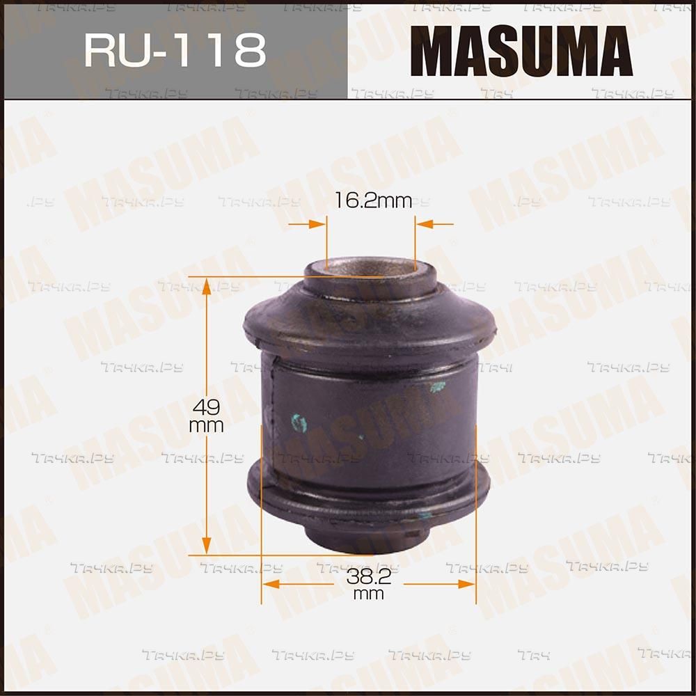 Сайлентблок заднего рычага подвески Masuma правый/левый для Mitsubishi Pajero II 1990-2000. Артикул RU-118