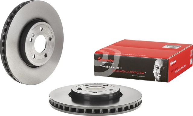 Тормозной диск Brembo PRIME LINE - UV Coated передний для Mercedes-Benz GLA II (H247) 2020-2026. Артикул 09.D985.11